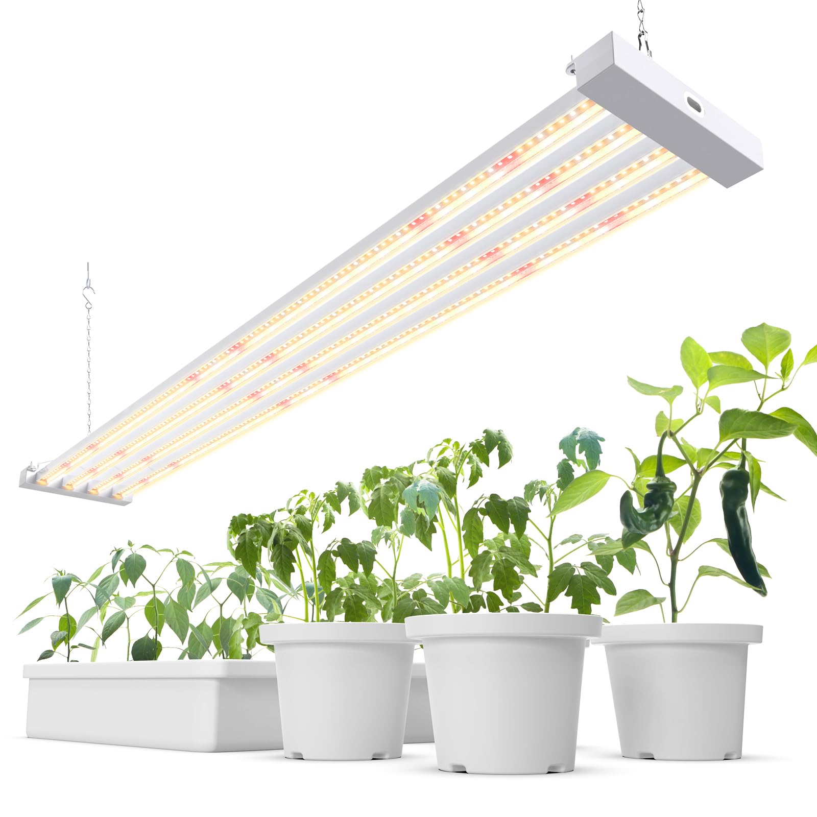 Amazon.com: Barrina TX-L84 4FT LED Grow Light, 84W, 4 LED Panels